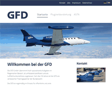Tablet Screenshot of gfd.de