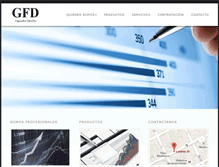 Tablet Screenshot of gfd.com.mx
